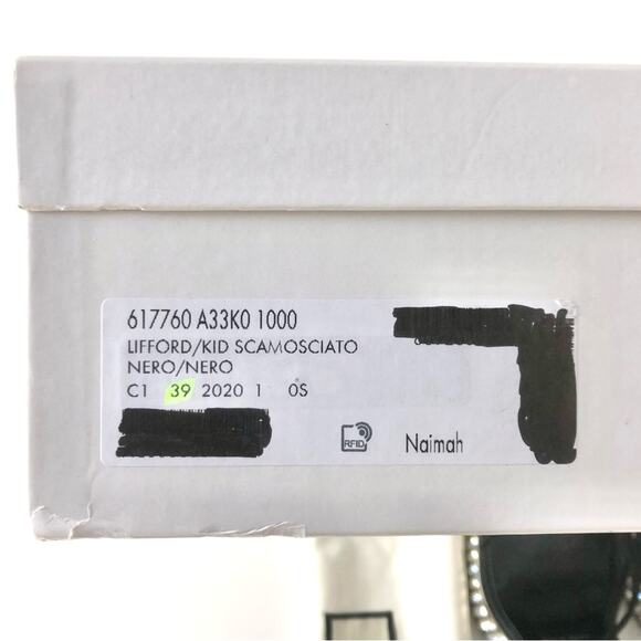 Gucci Rare Naimah Nero Crystal Embellished Platform Strappy Sandals 39 - Picture 10 of 12